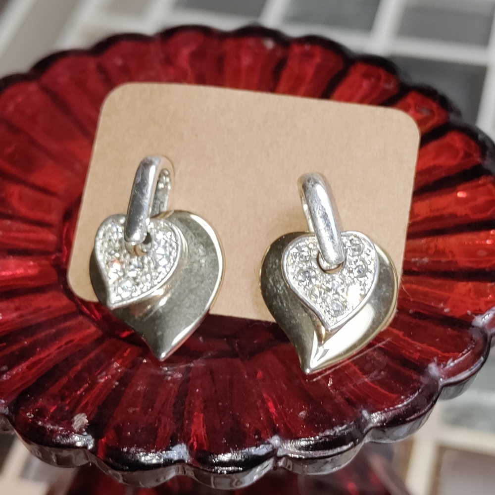 Dbl Heart earrings